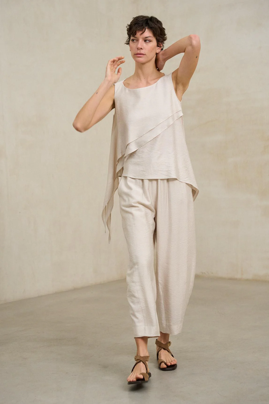Blusa Alma crudo