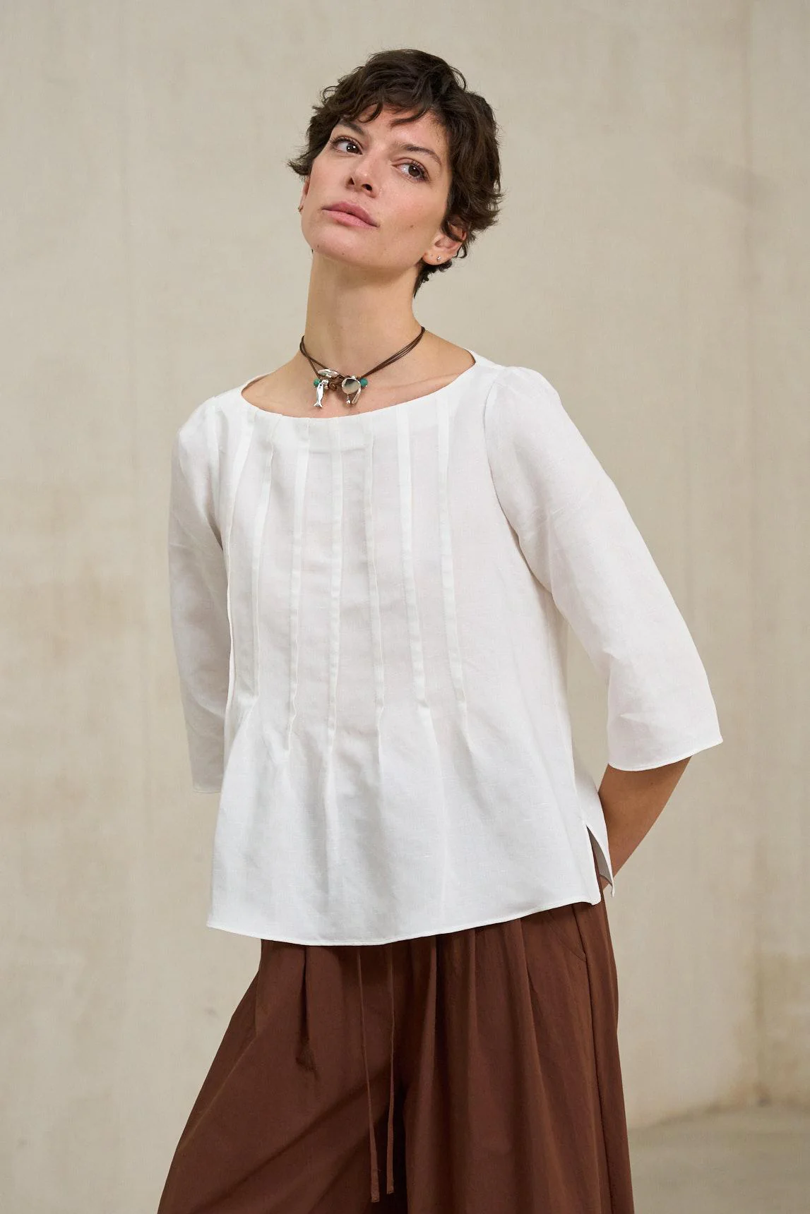 Blusa Évania blanco - Image 2