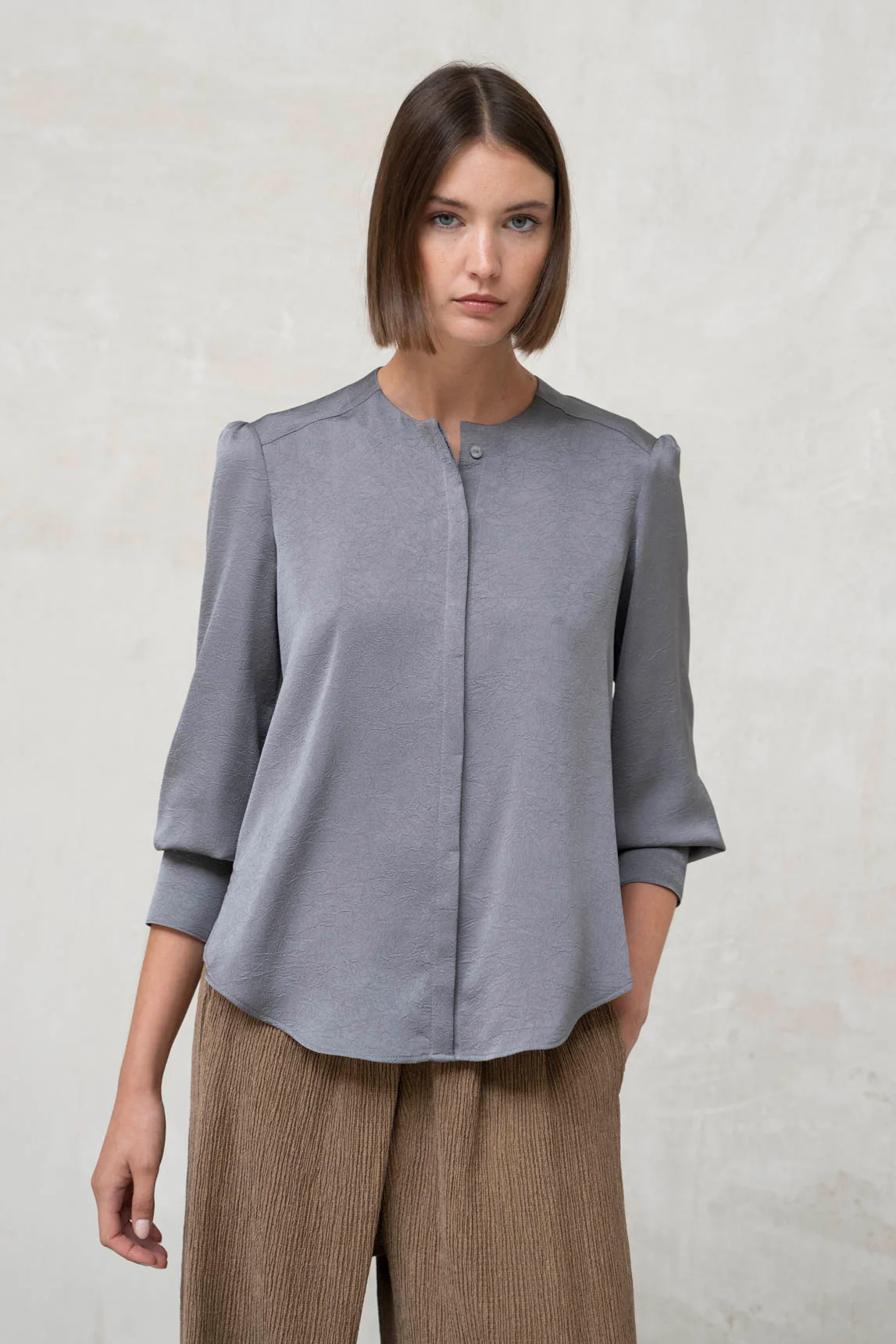 Blusa Fermo gris