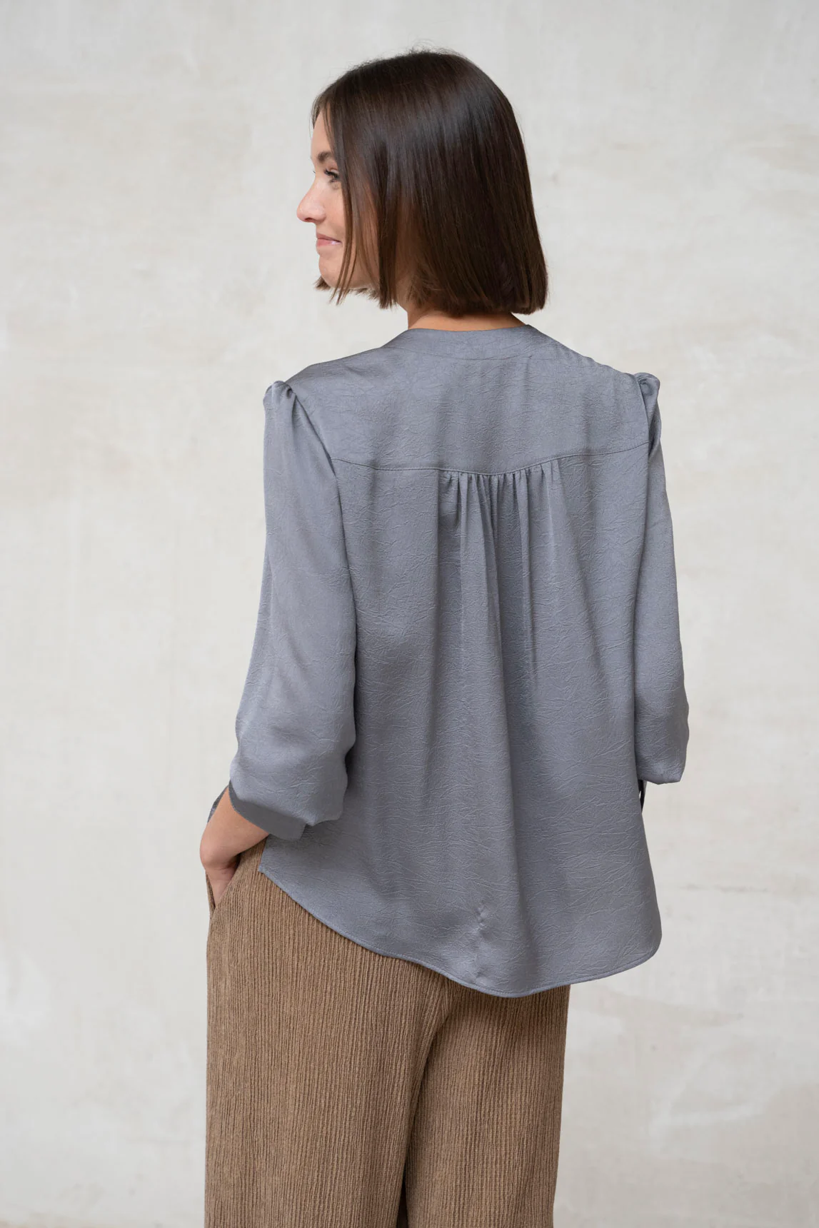 Blusa Fermo gris - Image 3