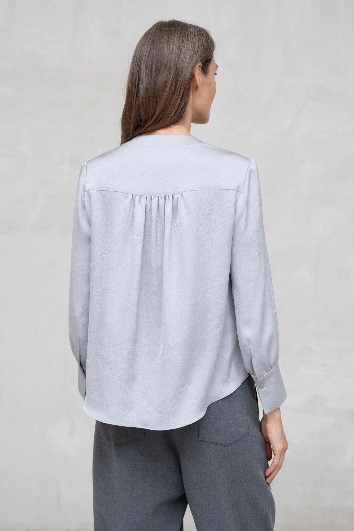 Blusa Fermo gris perla - Image 5