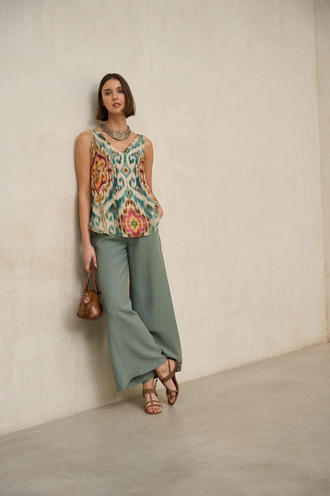 Blusa Zafira Estampado Ikat - Image 4