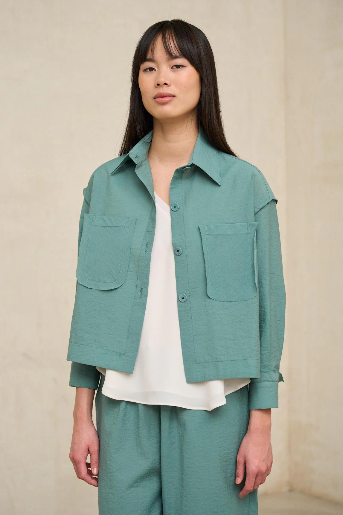 Chaqueta Brisa turquesa