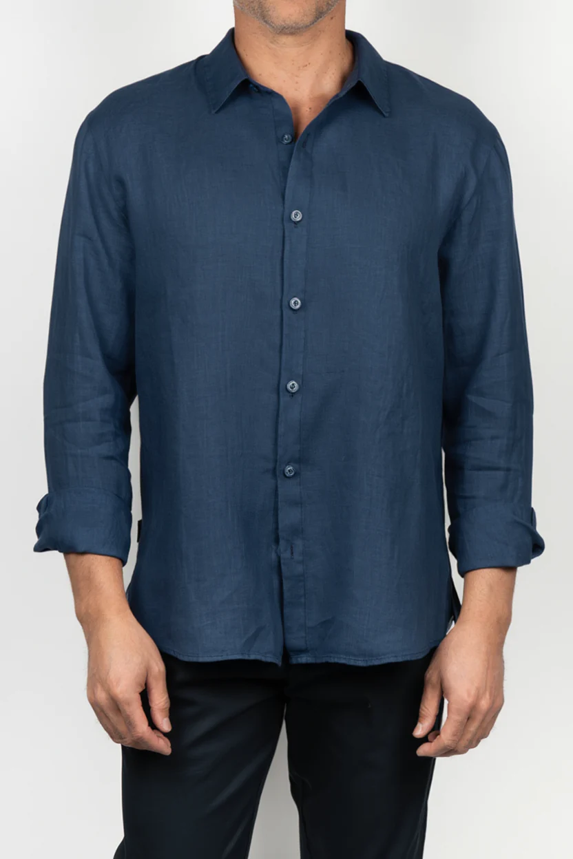 Camisa Keeling azul marino - Image 2
