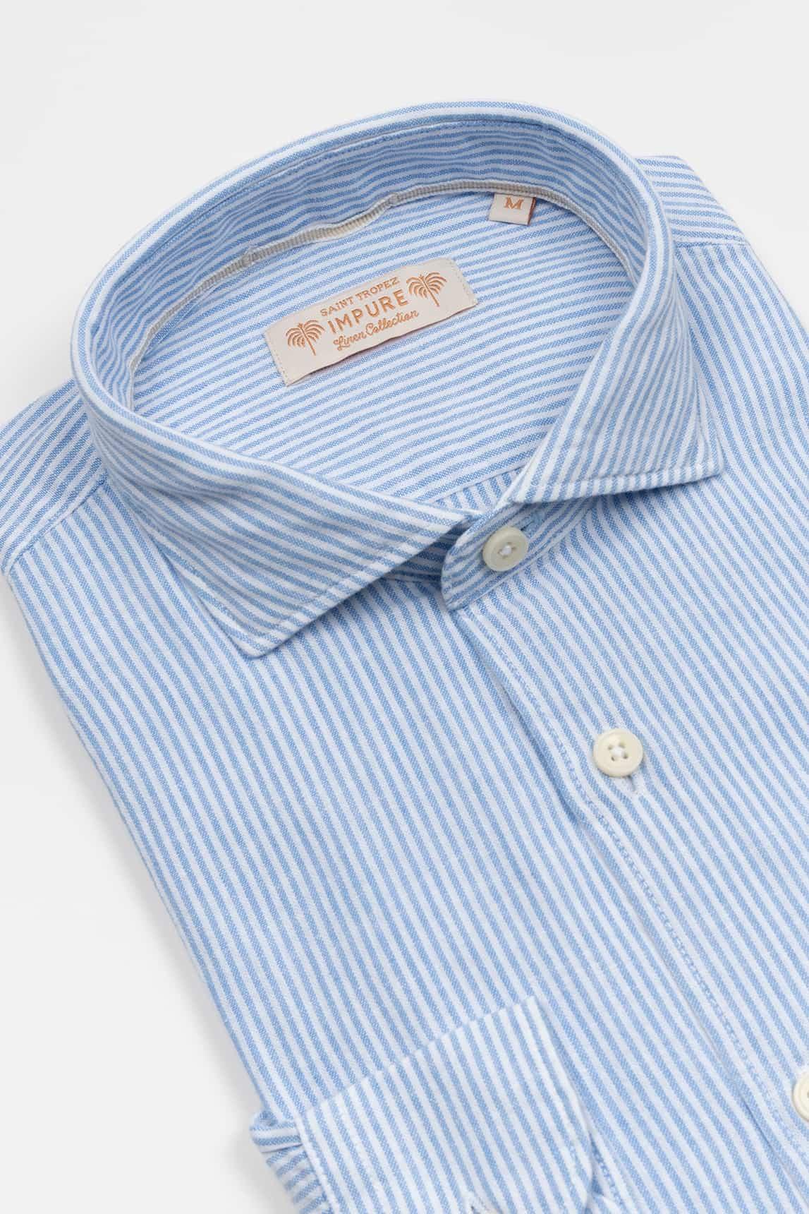 Camisa lino azul cielo Impure - Image 2