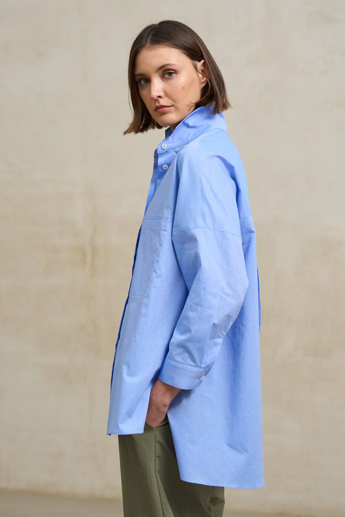 Camisa Seraya azul medio - Image 3