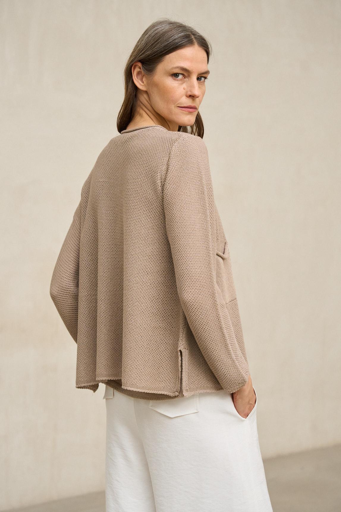 Chaqueta de punto Lierne arena tostado - Image 7