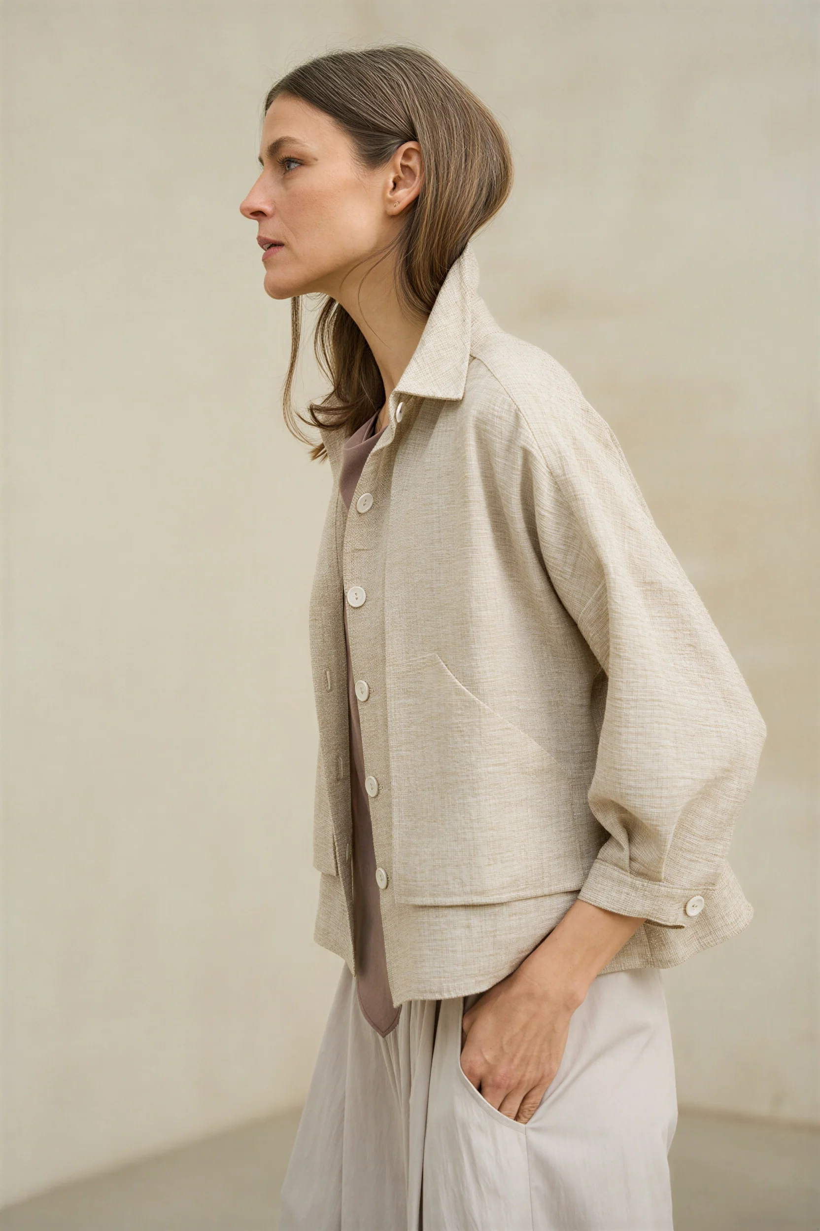 Chaqueta Lise crudo - Image 2