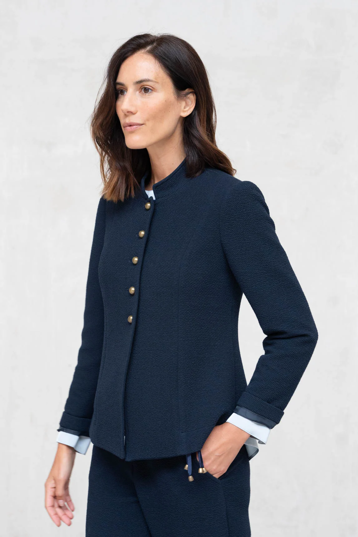 Chaqueta Vietri azul marino - Image 2