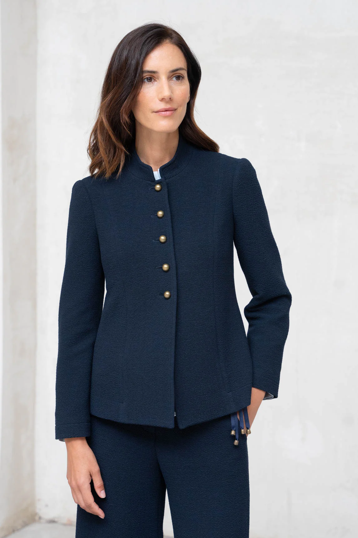 Chaqueta Vietri azul marino - Image 4