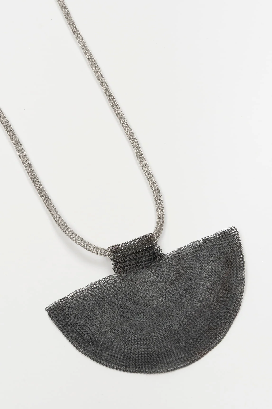 Collar malla plateada - Image 2