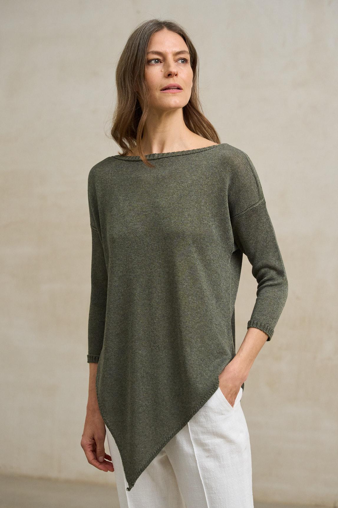 Jersey de punto Élinor verde