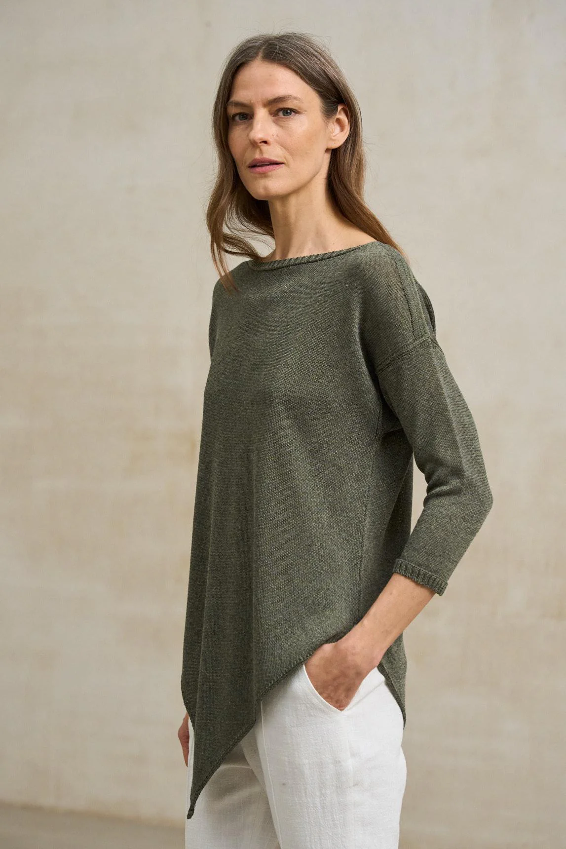 Jersey de punto Élinor verde - Image 2