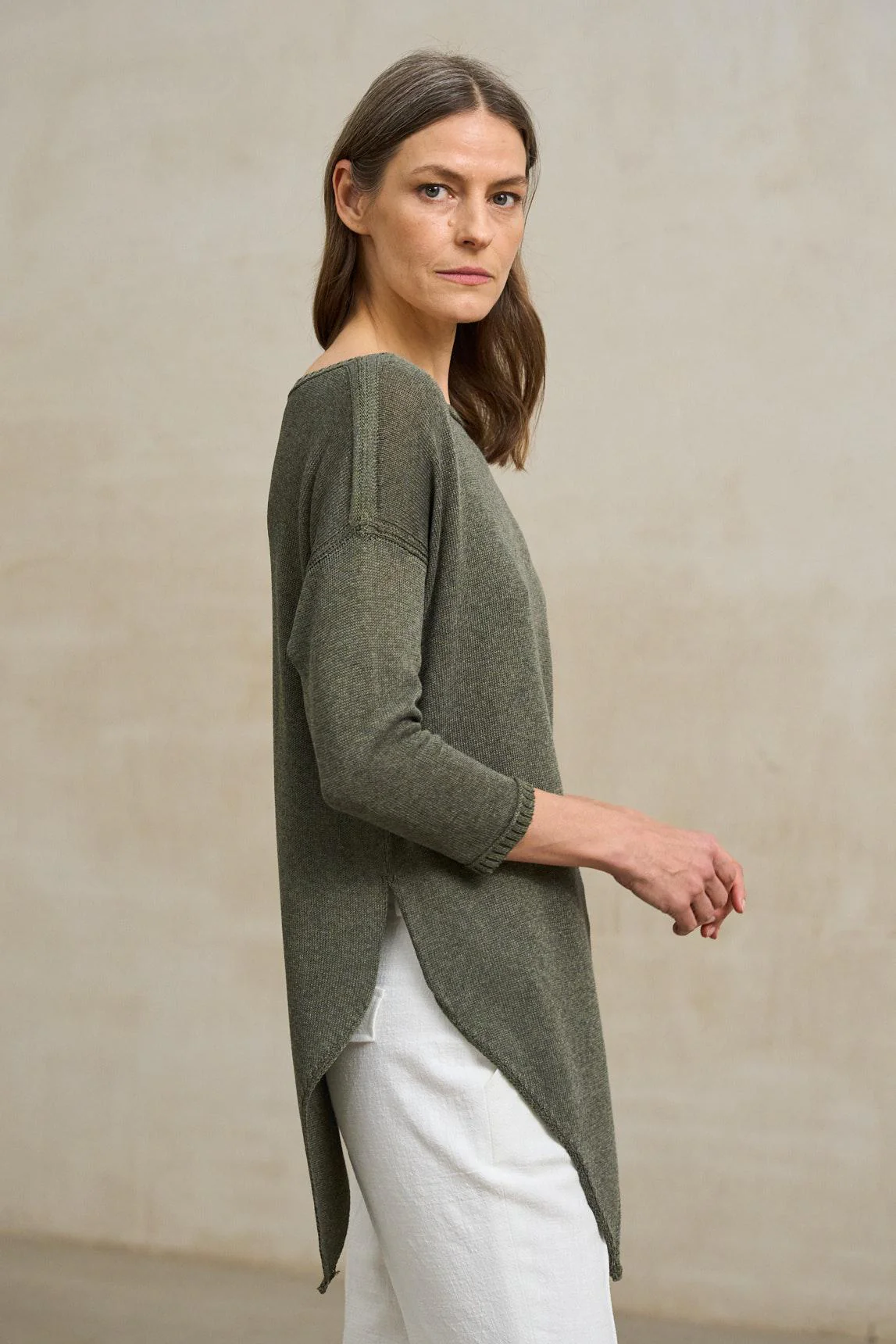 Jersey de punto Élinor verde - Image 3