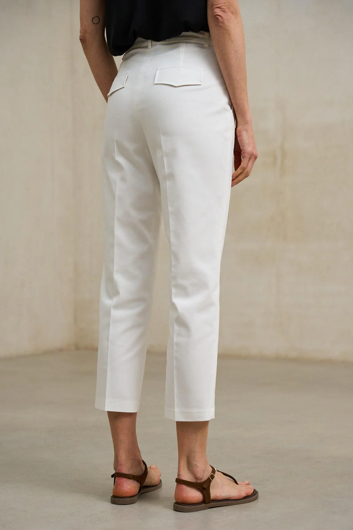 Pantalón Axis blanco roto - Image 3