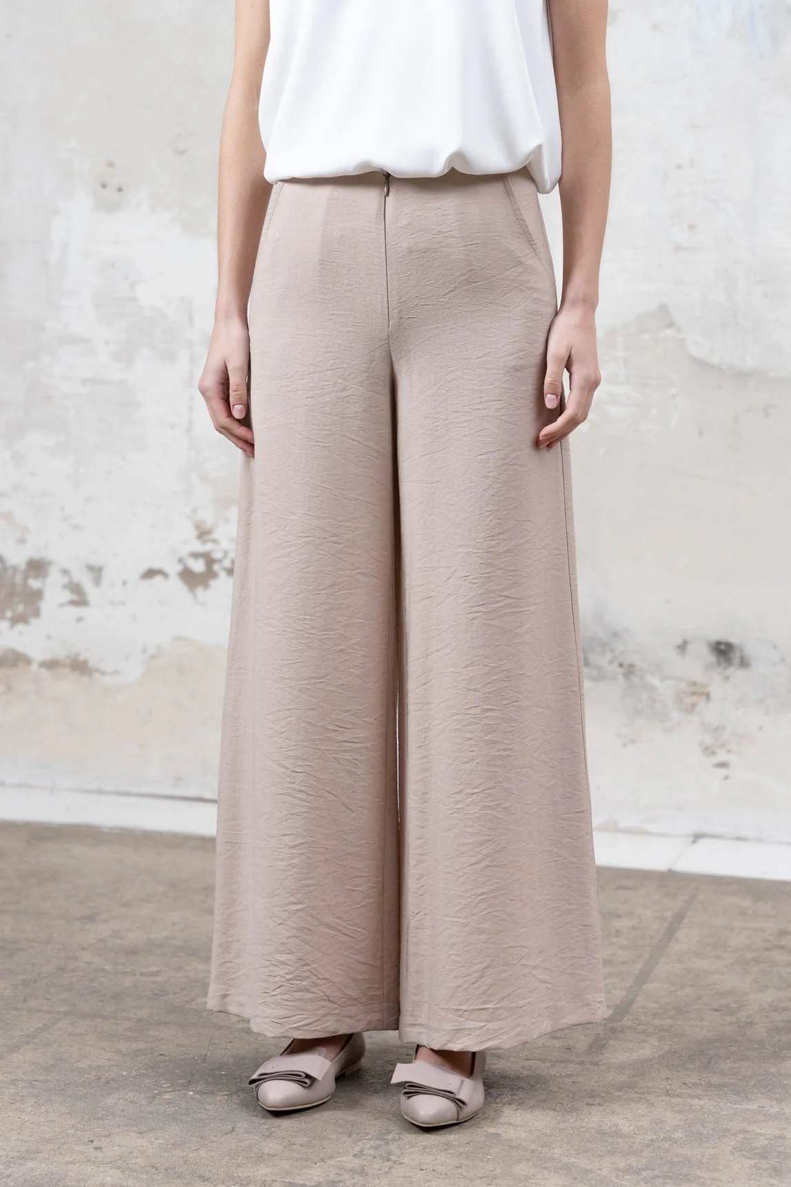 Pantalón Biella nude