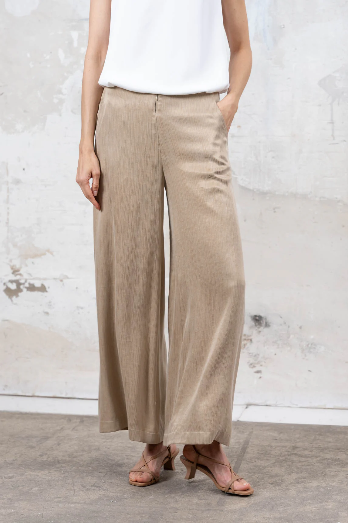 Pantalón Biella champagne