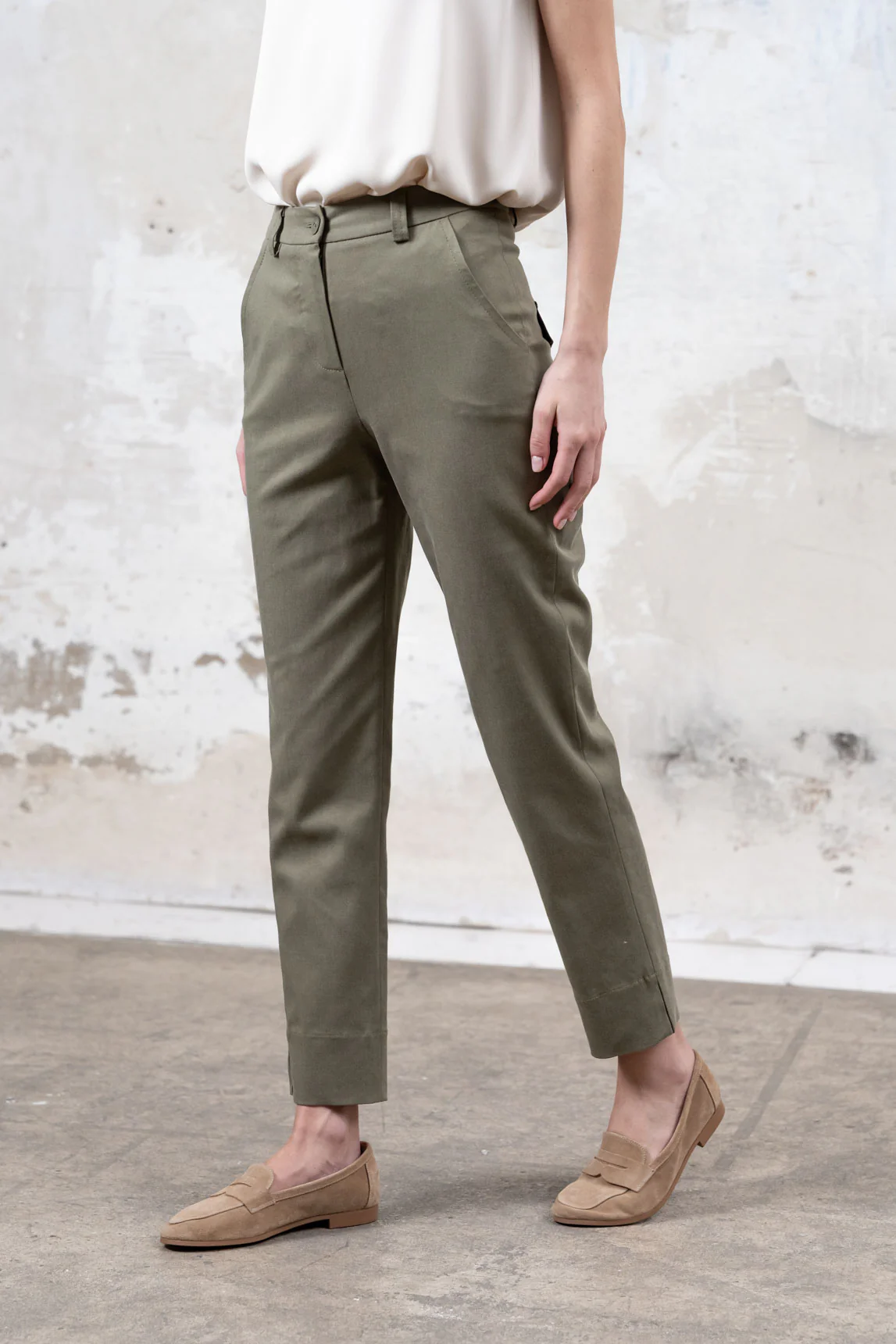 Pantalón Firenze verde - Image 2