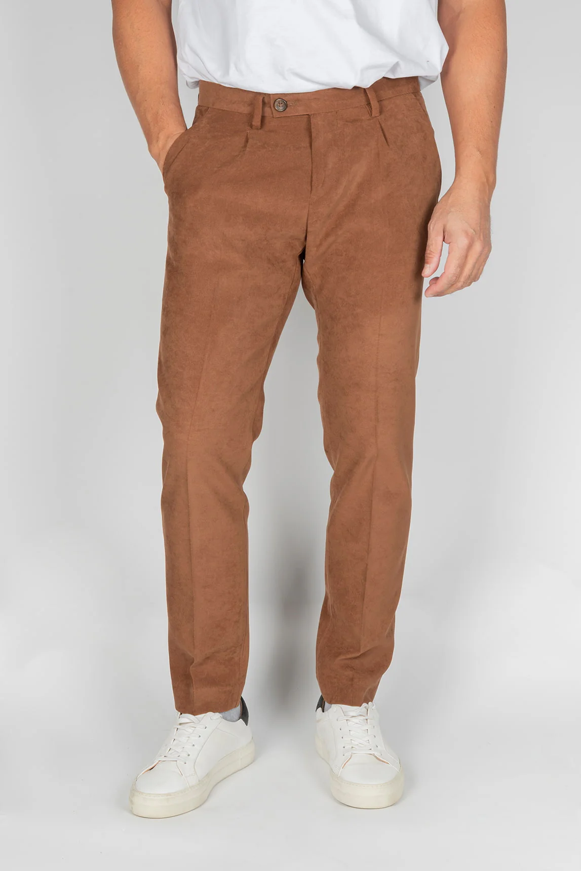 Pantalón Paul Miranda camel liso