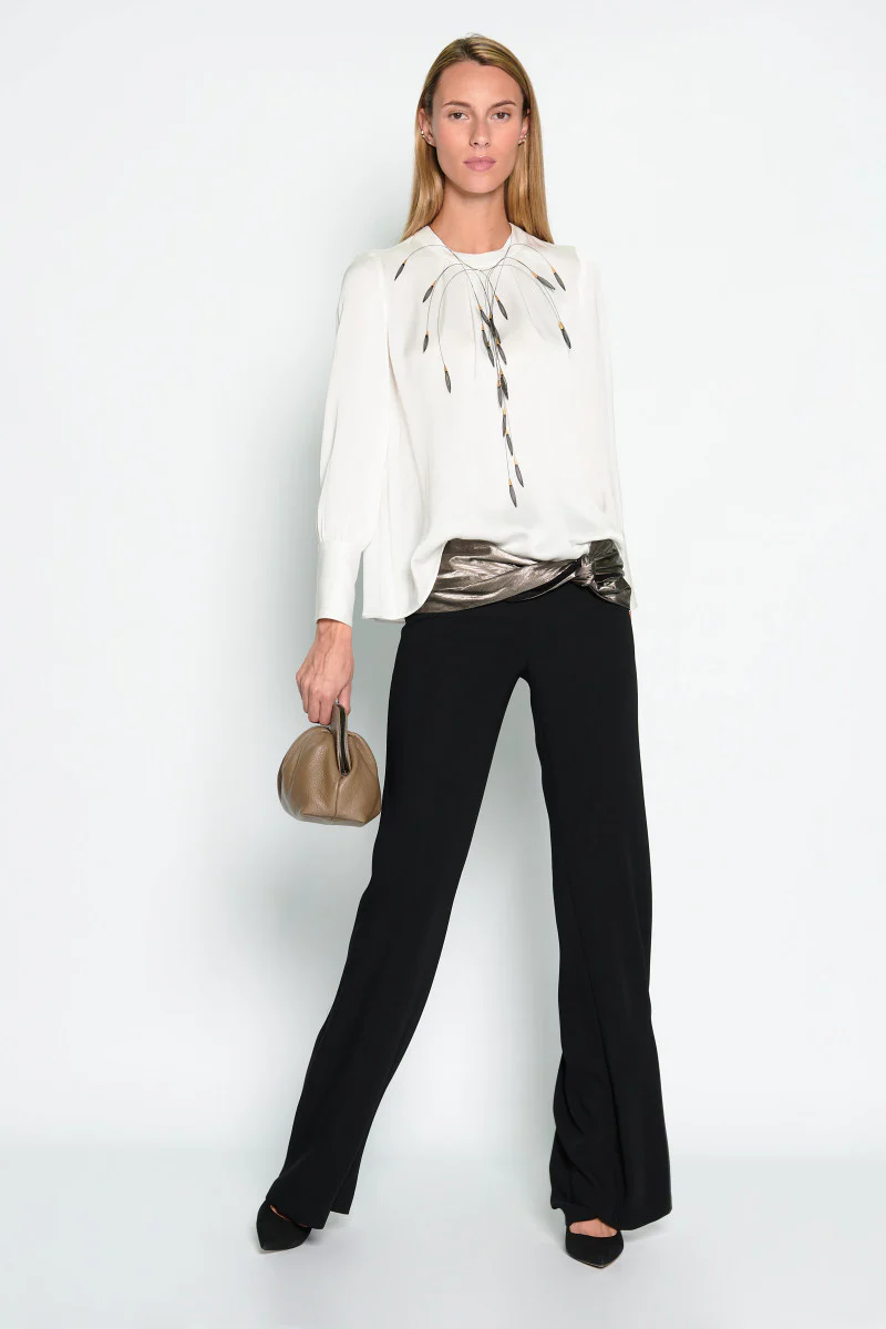 Pantalón palazzo negro - Image 5