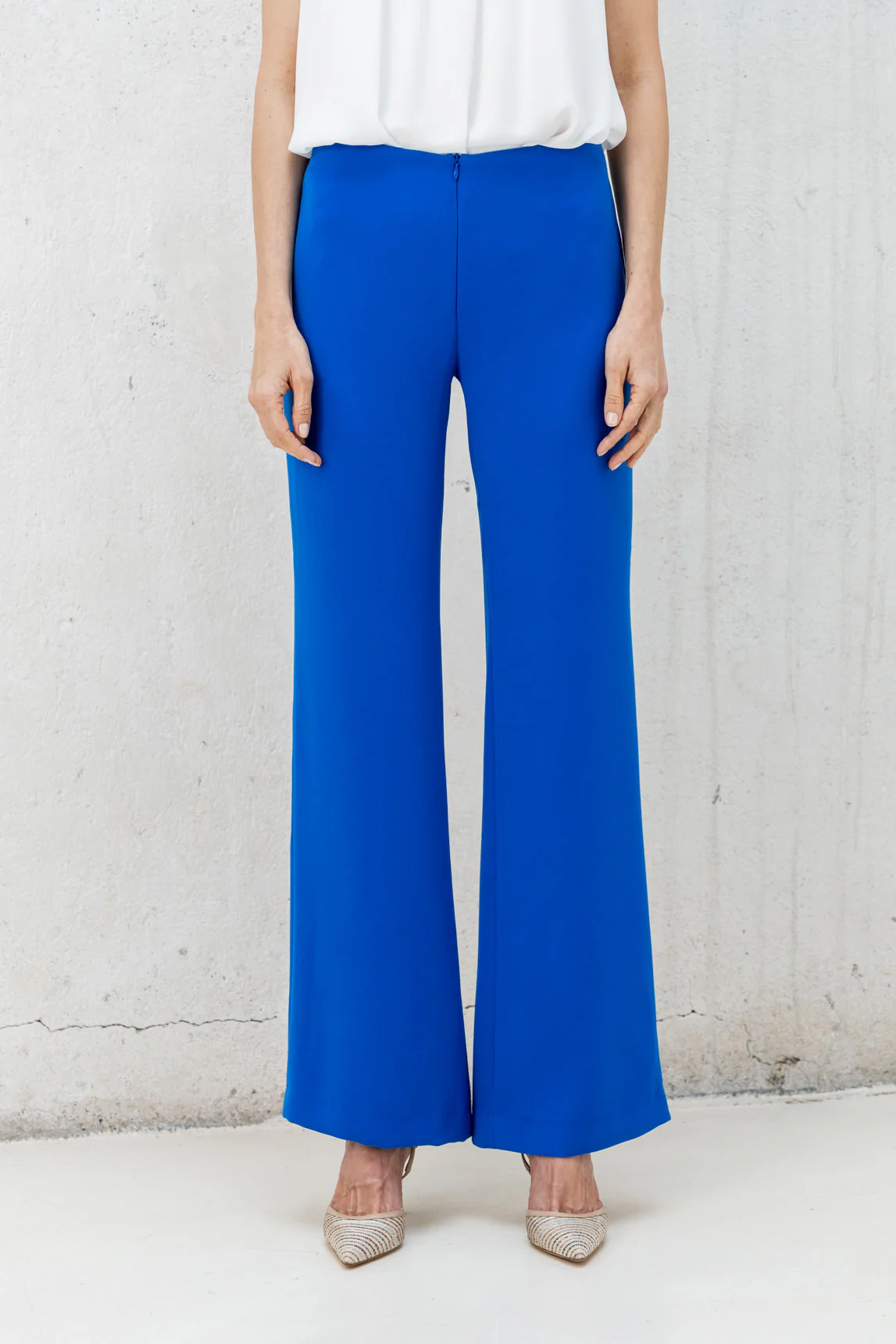 Pantalón palazzo Nepal azul