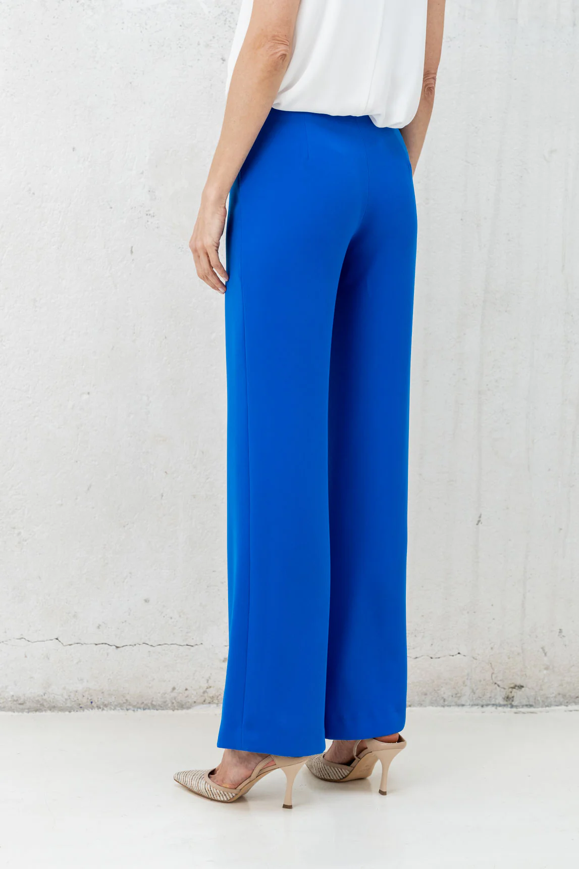 Pantalón palazzo Nepal azul - Image 3