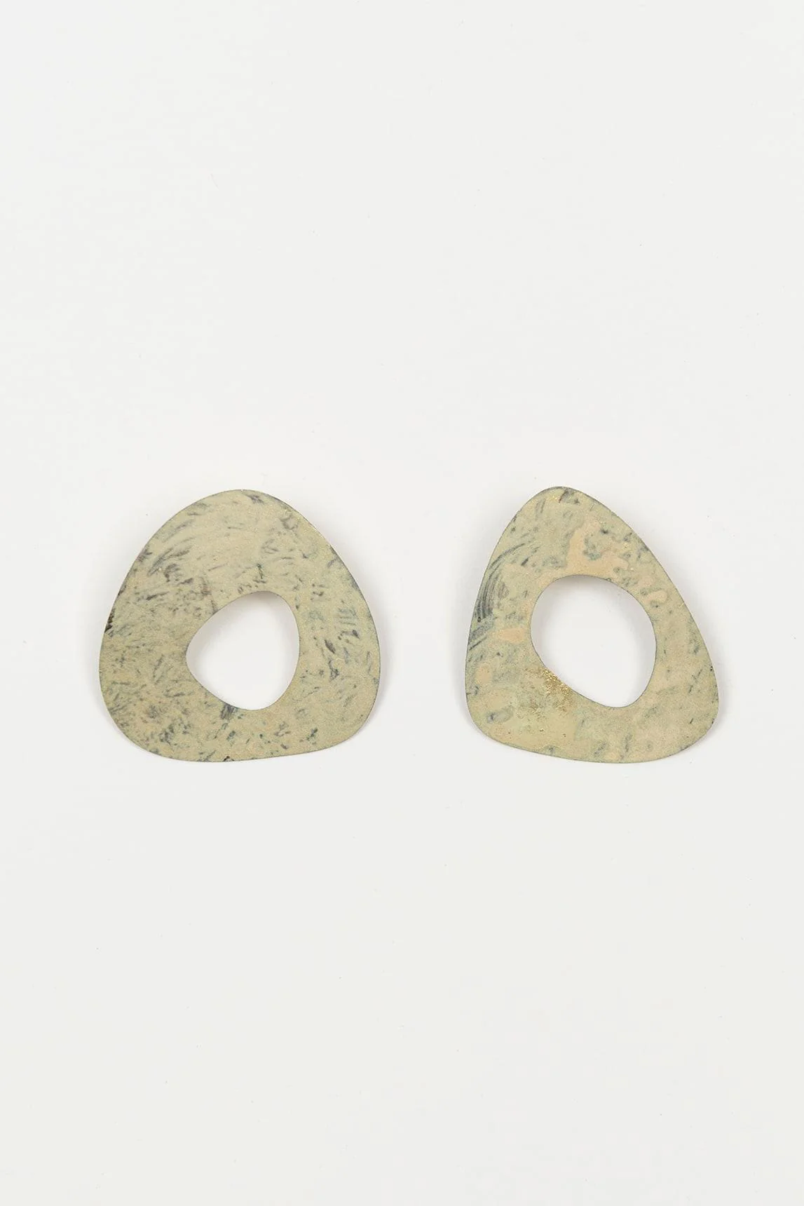 Pendientes Bravia verde pátina FL Private Collection