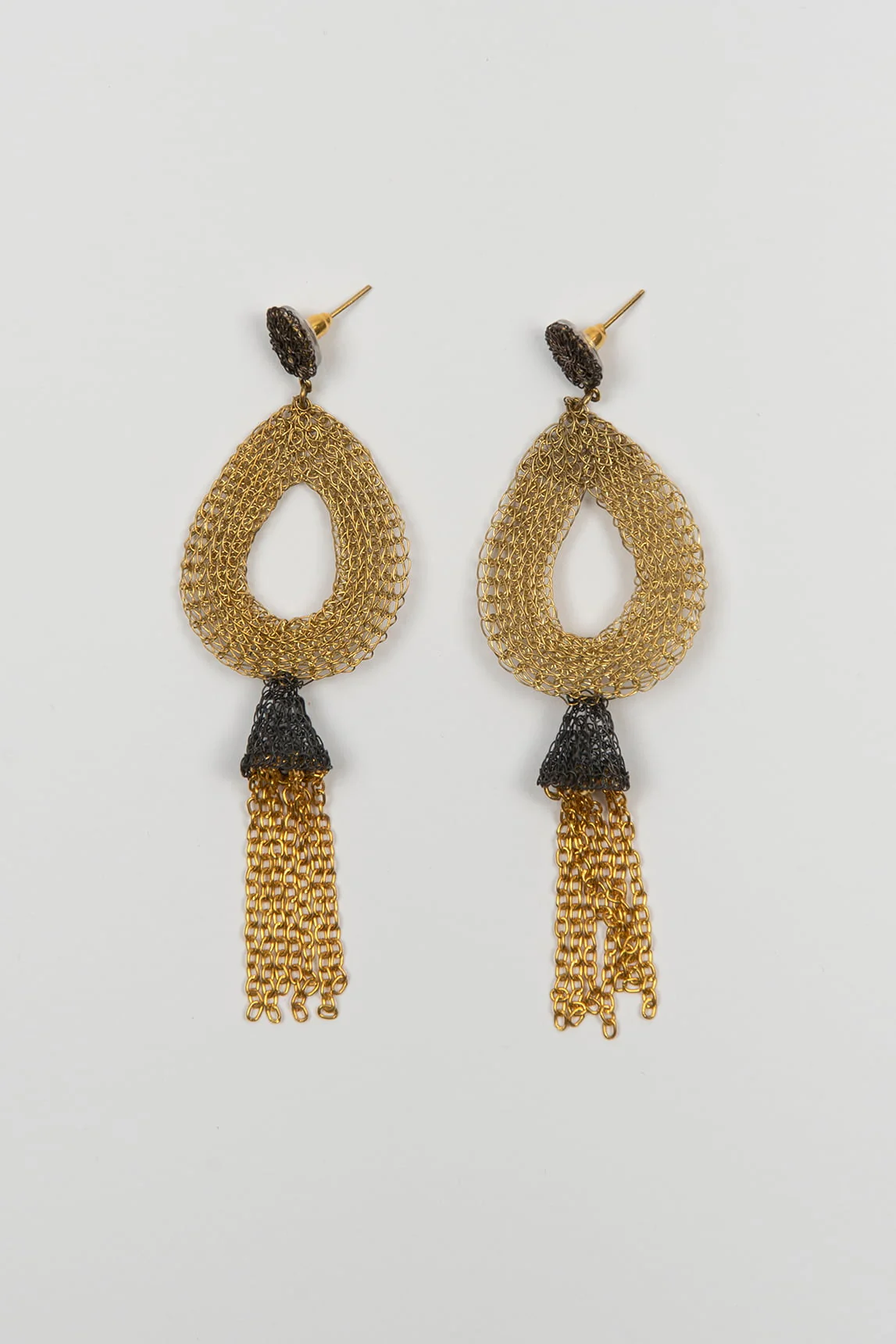 Pendientes malla Eleonora