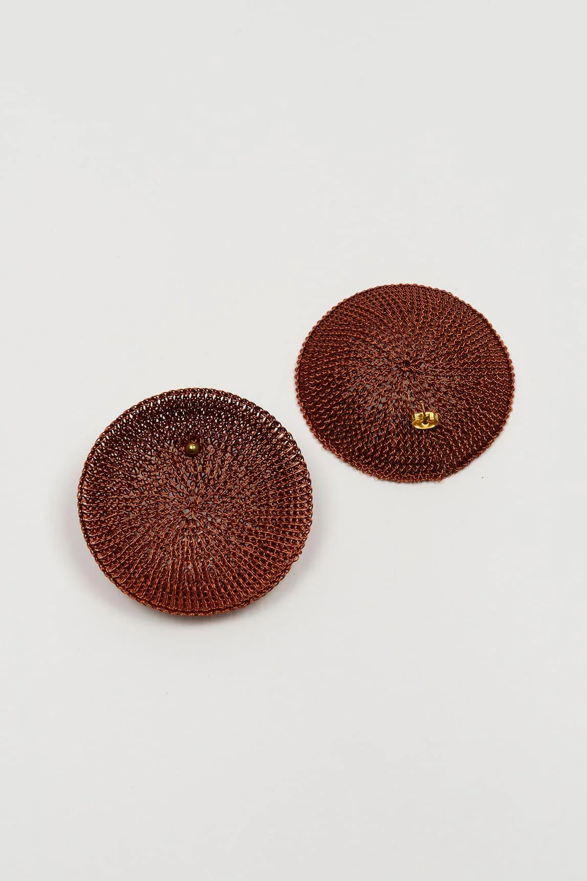 Pendientes malla Virea teja - Image 2