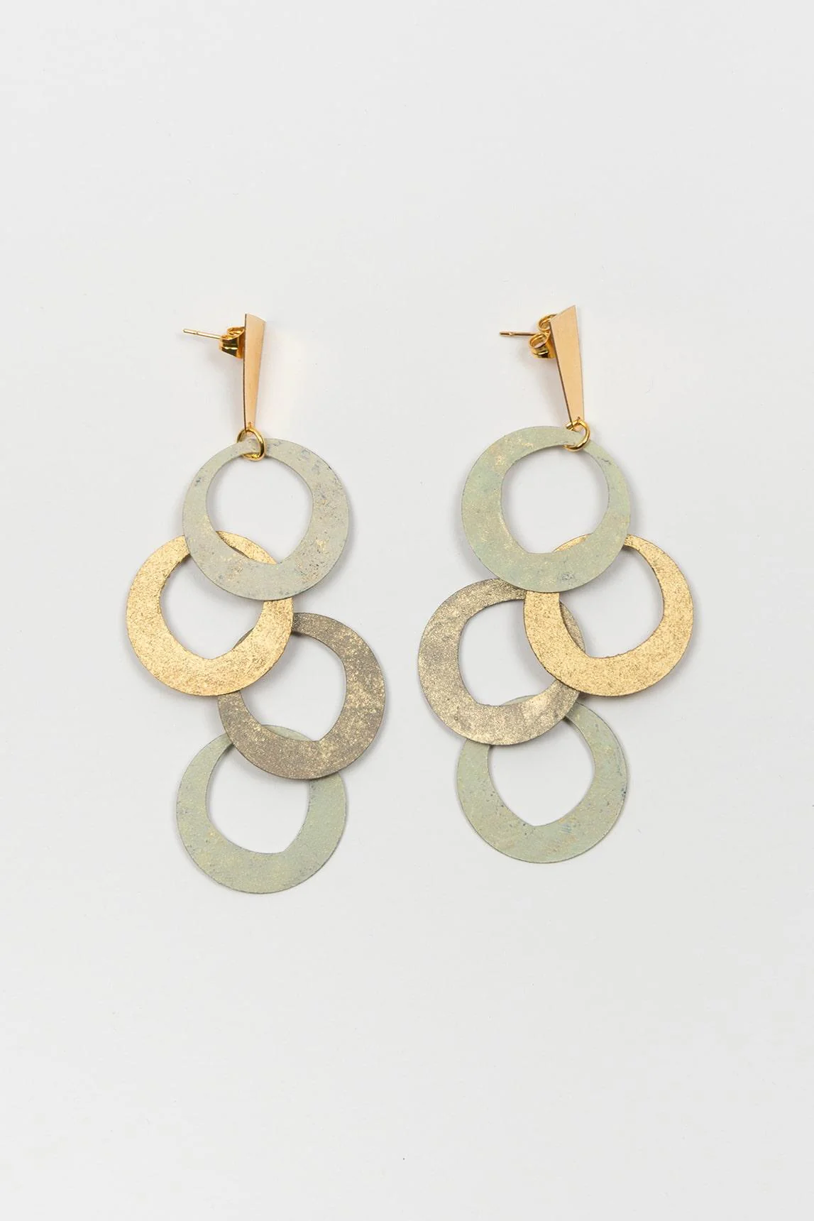 Pendientes Neria dorado FL Private Collection