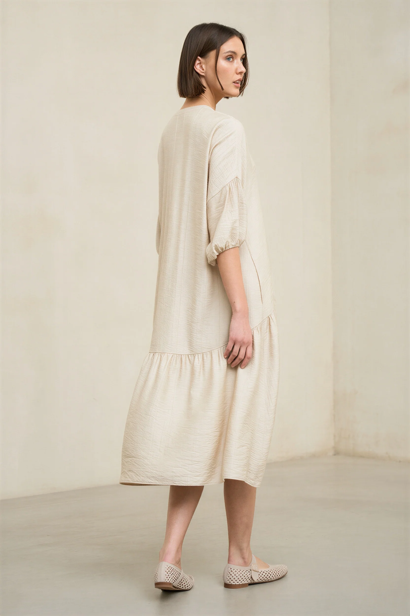Vestido Arisse crudo - Image 3