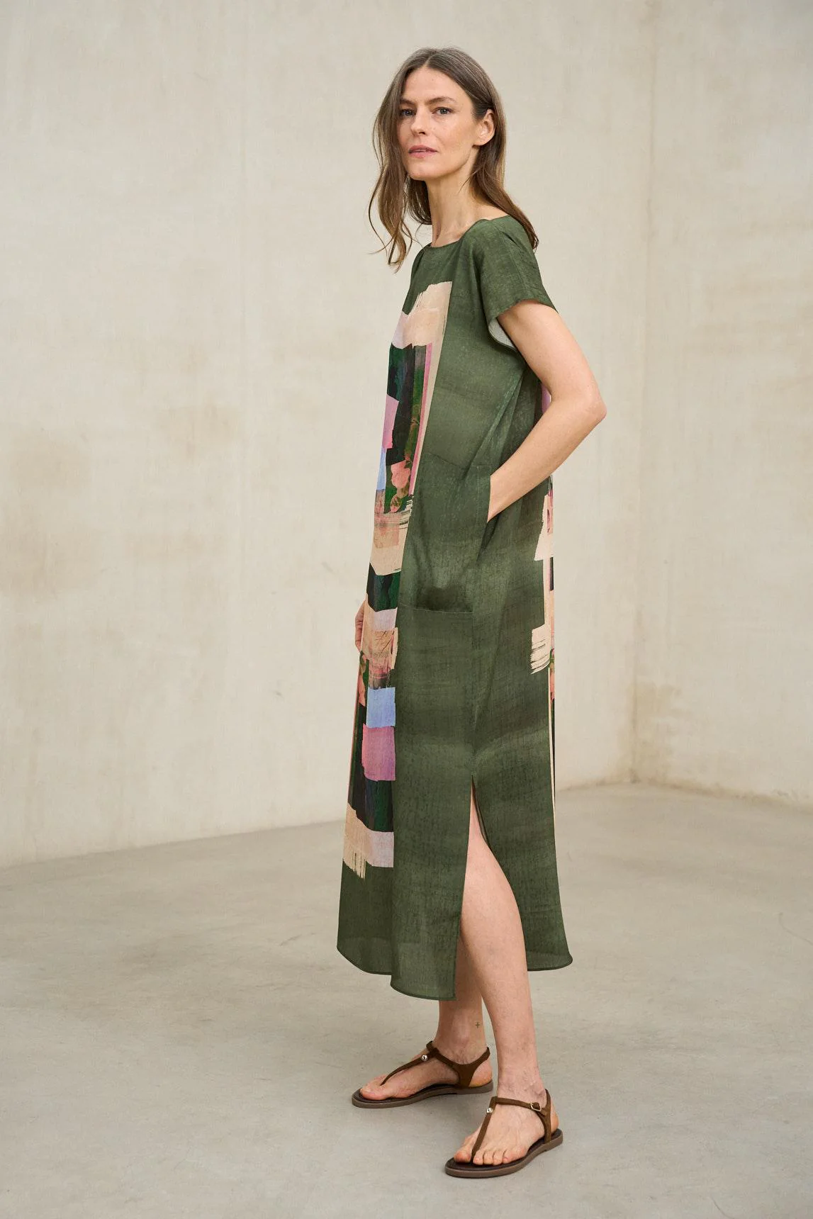 Vestido Arven estampado geométrico - Image 2