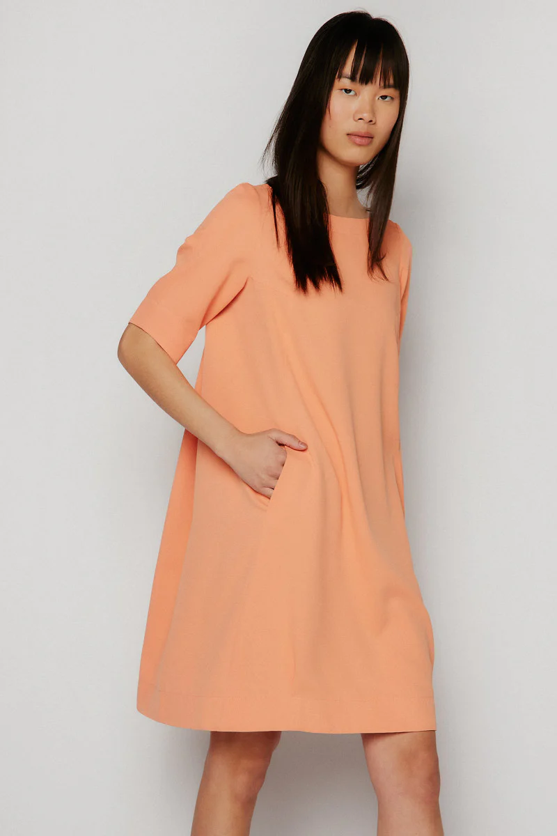 Vestido Azucena albaricoque - Image 3