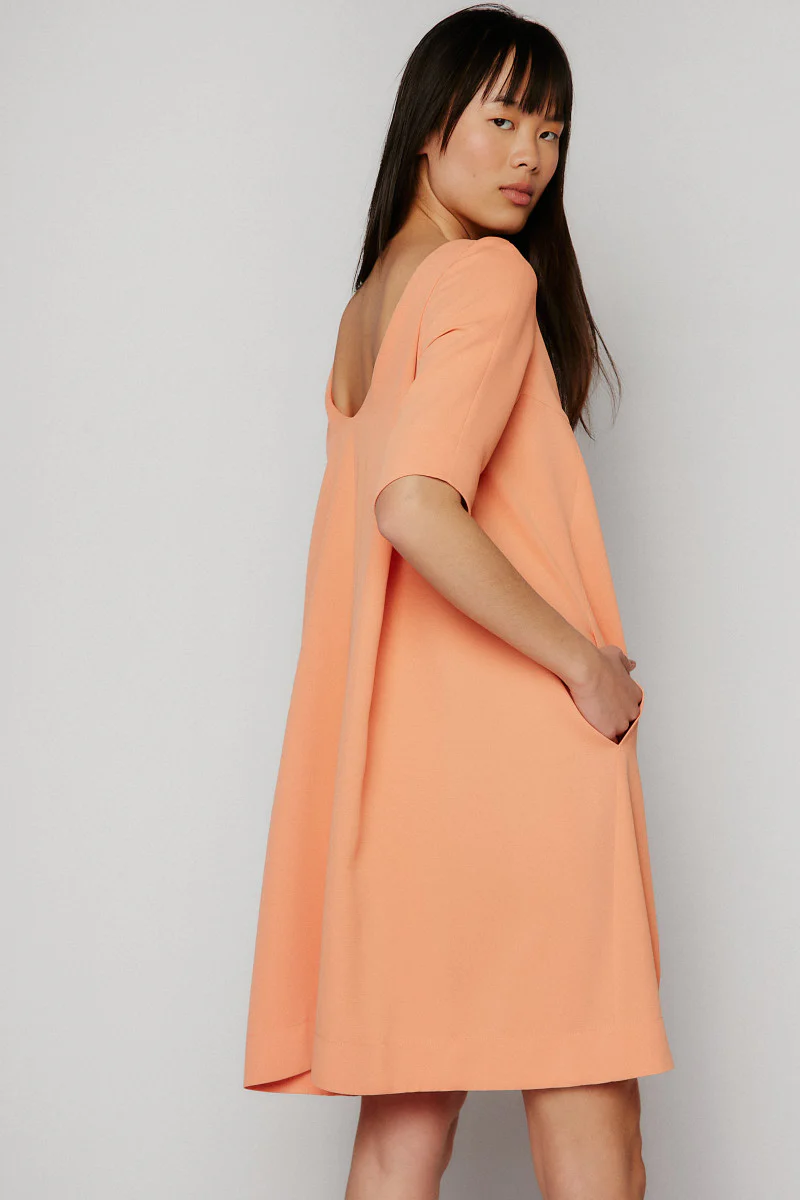 Vestido Azucena albaricoque - Image 4