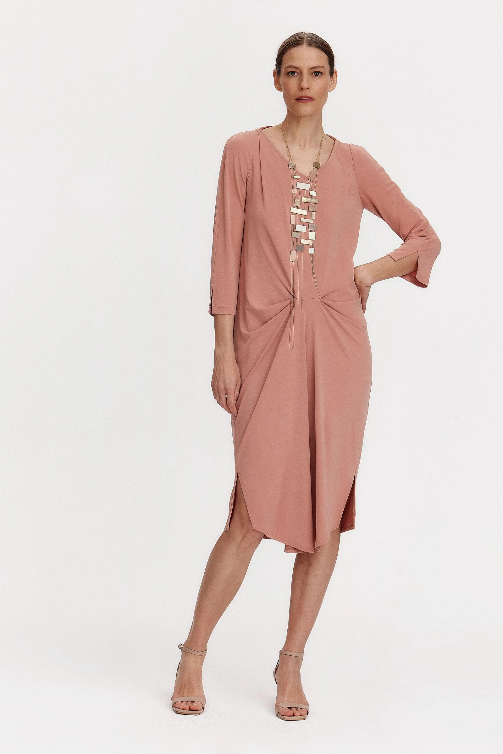 Vestido Huertel Rosa Empolvado