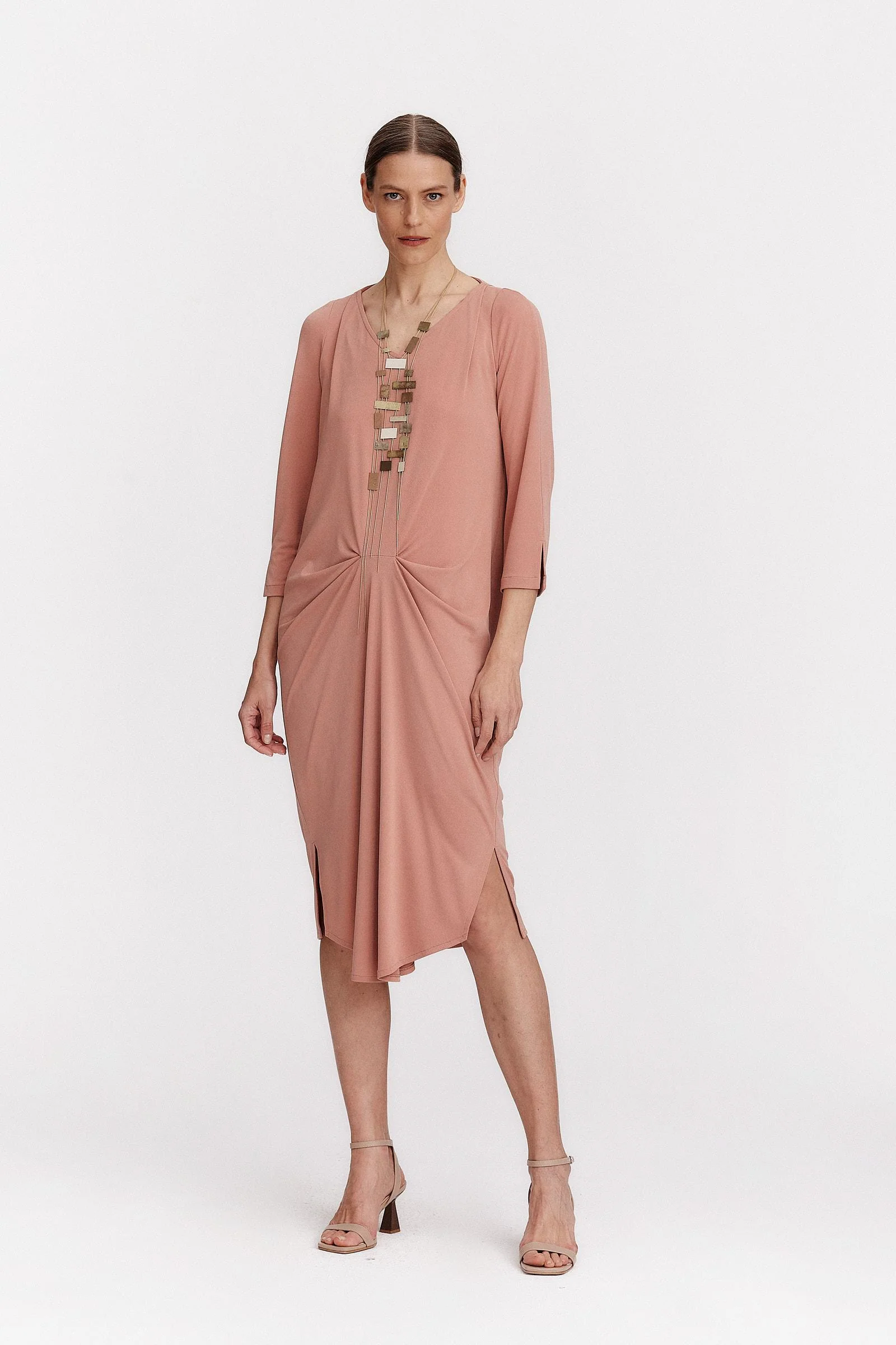 Vestido Huertel Rosa Empolvado - Image 2