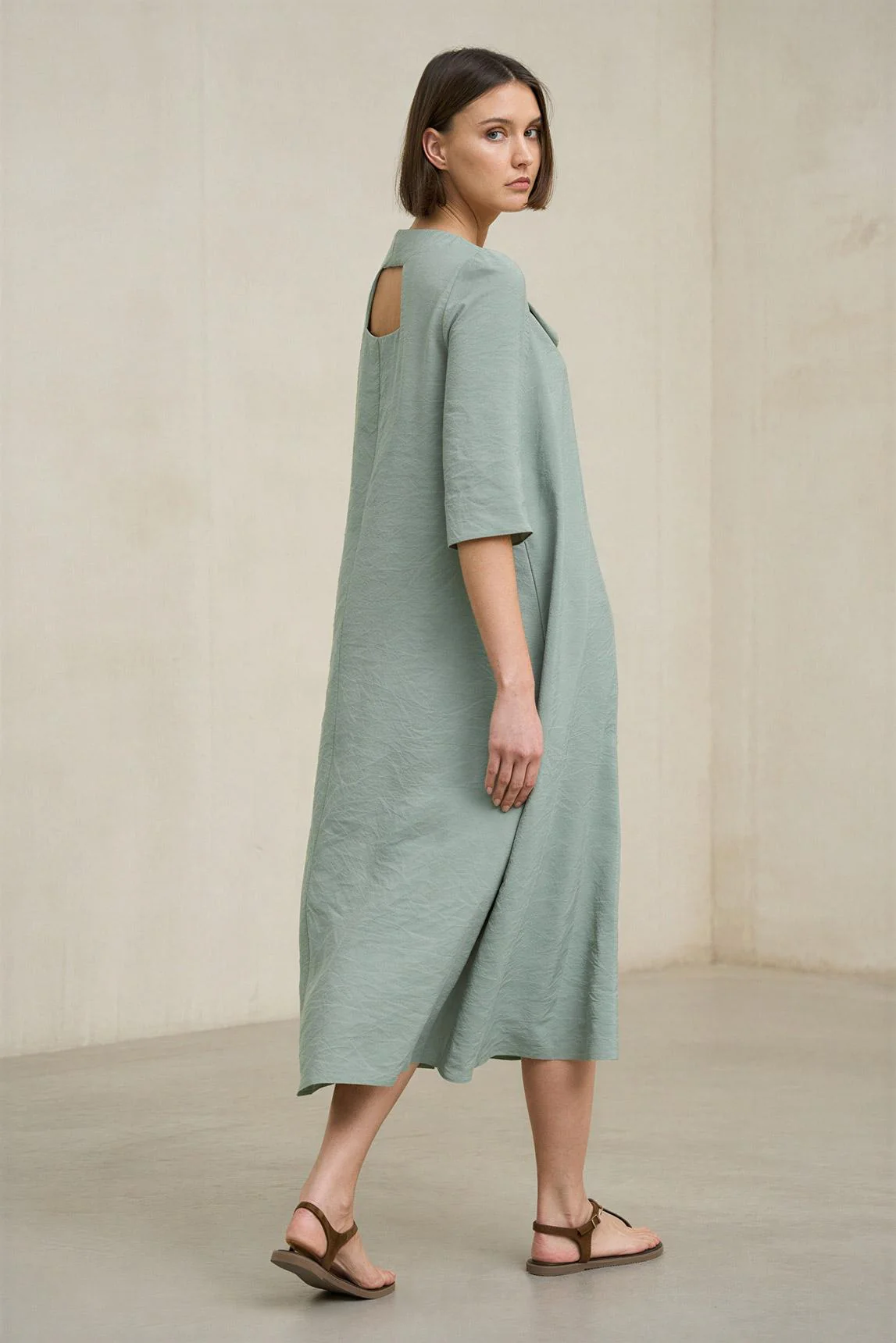 Vestido Lurien azul verdoso - Image 2