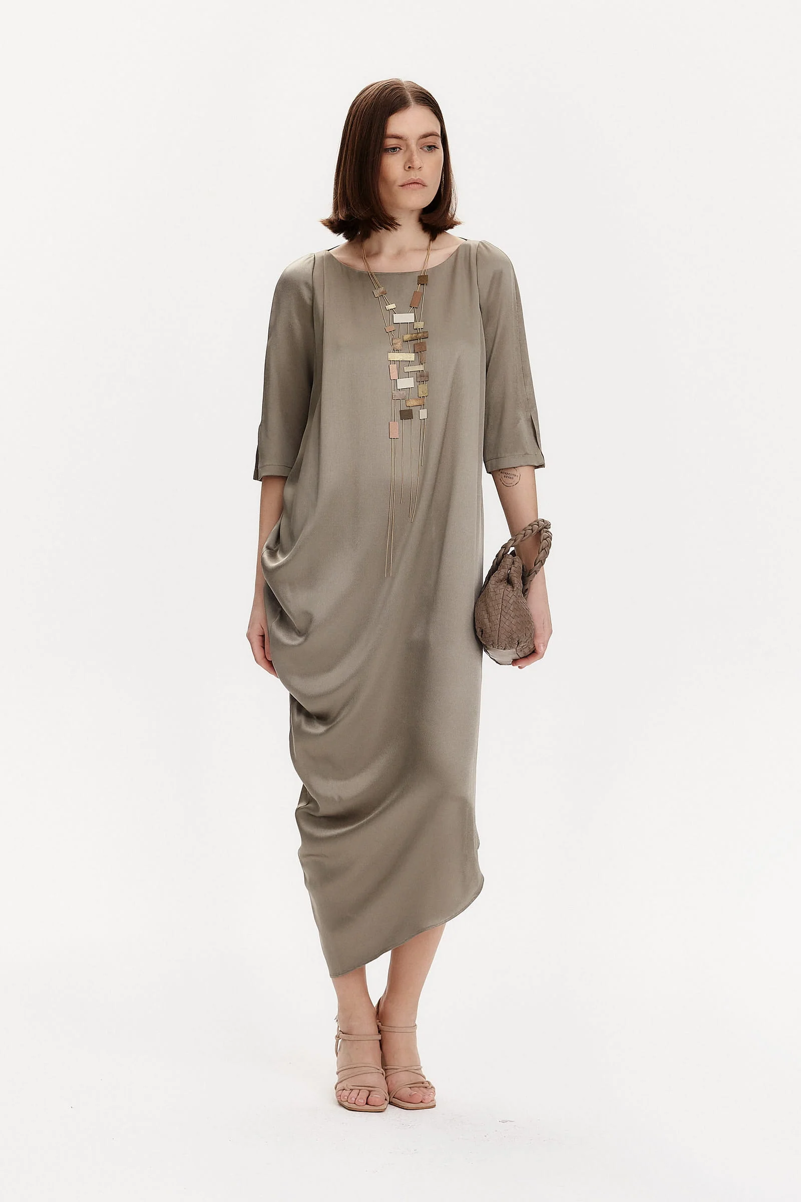 Vestido Olivia verde