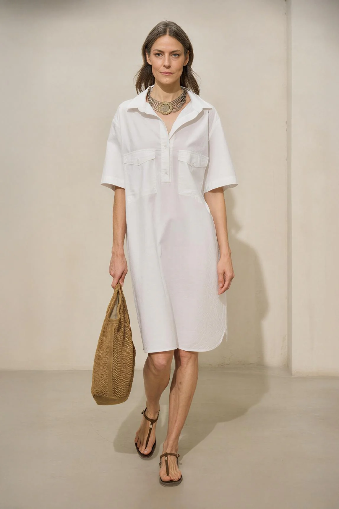 Vestido Orlena blanco - Image 3