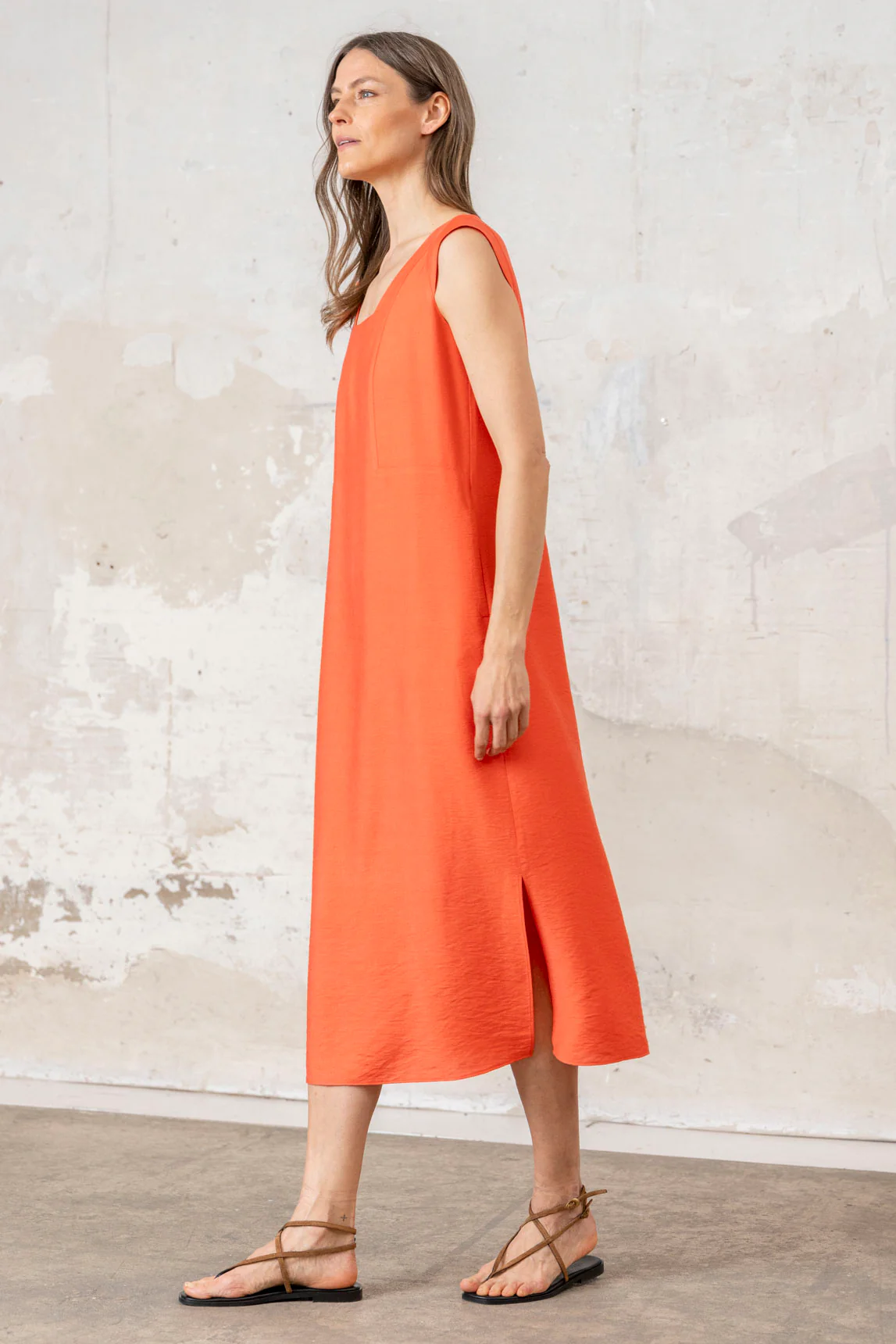 Vestido Tissi coral - Image 2